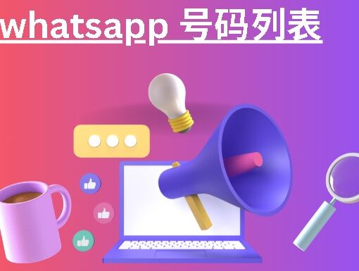 whatsapp 号码列表